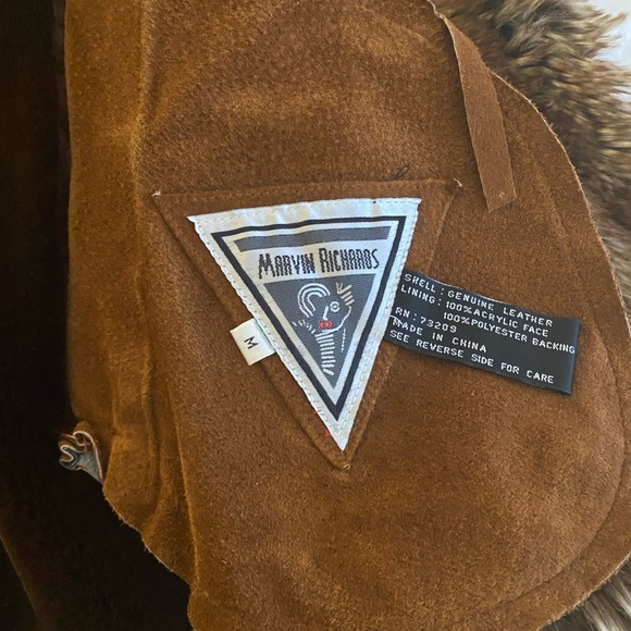 Marvin Richards Leather women’s winter coat M - Picture 6 of 6